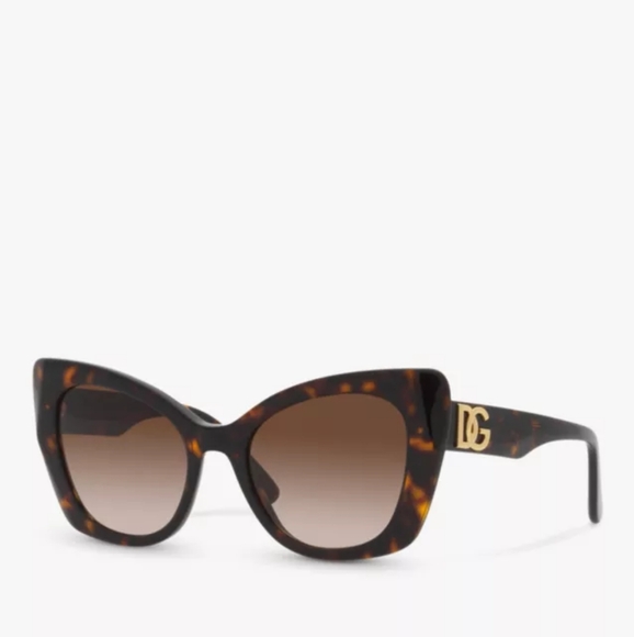 New - Dolce & GabbanaDG4405 Women's Butterfly Sunglasses, Tortoise/Brown Gradi… - Picture 1 of 17